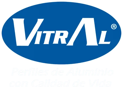 logo vitral con slogan blanco 2 ventanas modernas en aluminio y vidrio